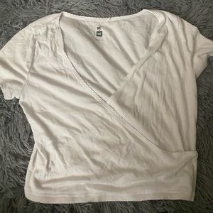 Pacsun Me to We White Wrap Shirt